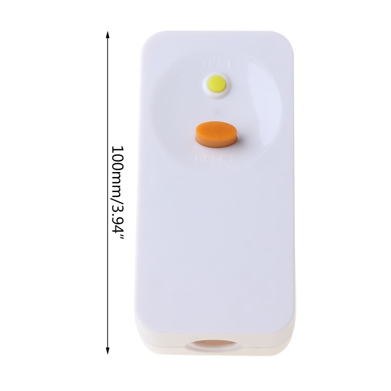 EU16A Veiligheid Socket Adapter Anti Elektrische Shock Trip Switch Stroomonderbreker Plug