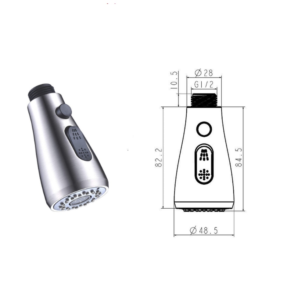 Abs Keuken Tap Adapter 8 Stijlen Trek Onderdelen Keukenkraan Vervanging Onderdelen Kraan Accessorie Tuiten Keuken Kraan Nozzle