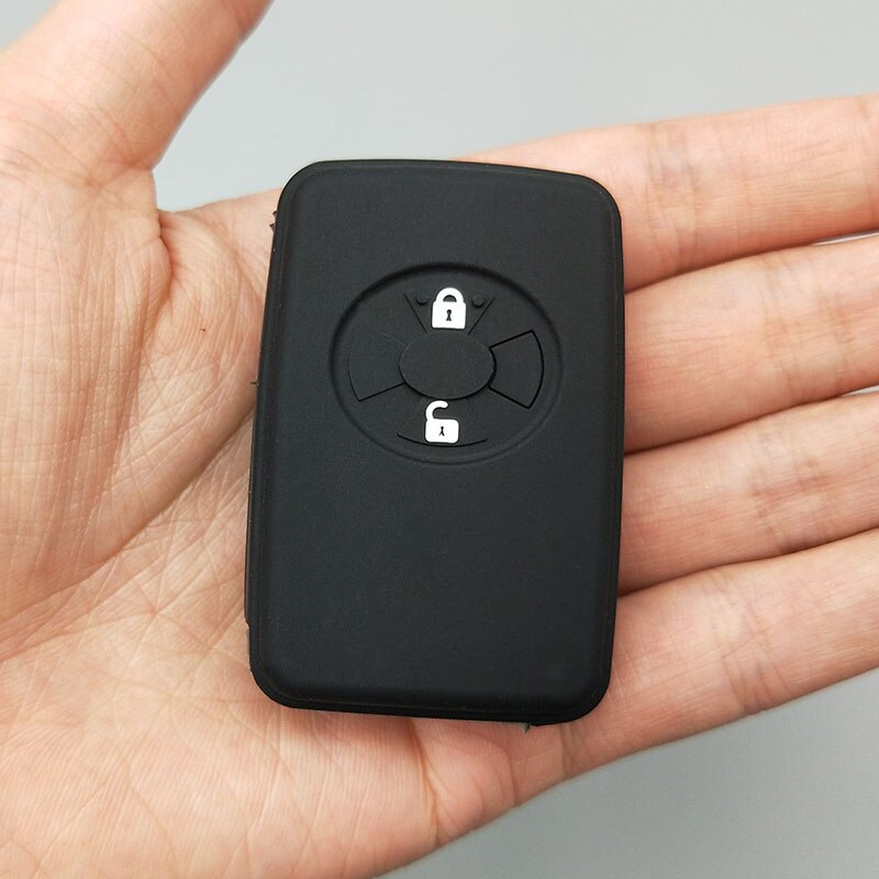 2/3 /4/5- knops autosleutel beschermhoes voor toyota camry avalon corolla yaris tarago mark x rav 4 voxy estima siliconen hoesje: 2 knop