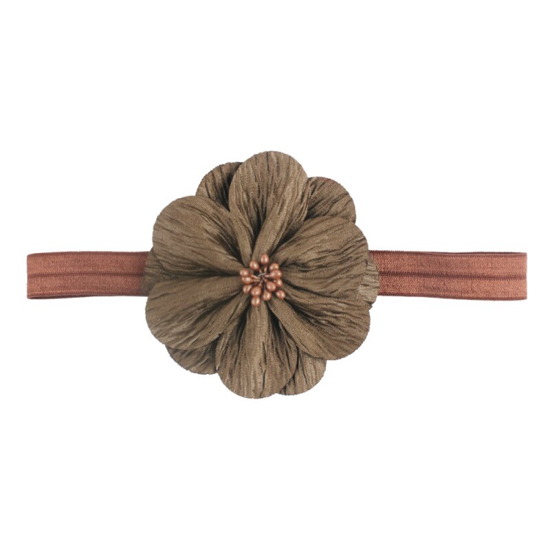 Baby Wellenförmige Falten Stirnband freundlicher Stirnband Neugeborenen Bogen Bandana Kind Foto Haar Zubehör Requisiten freundlicher Kopf Blume: 08