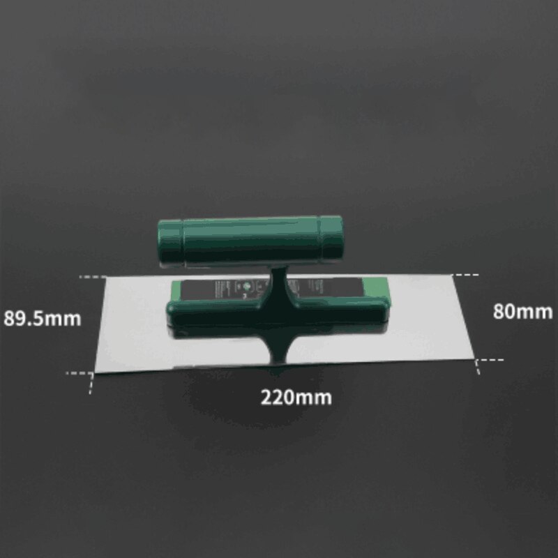 Stainless Steel Bricklaying Cement Scraper Construction Plastering Tool with Plastic Handle