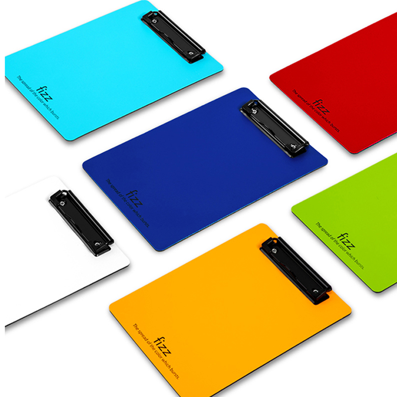 A4 Plastic Writing Board with Clip File Folder Writing Pad File School and Office Supplies