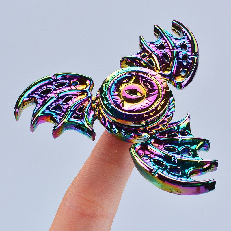 Multicolor Fidget Spinner Metal Alloy Smooth Hand Spinner Adult Office Anxiety Relief Stress Flower Gyro Tri Spinner Toy For Kid