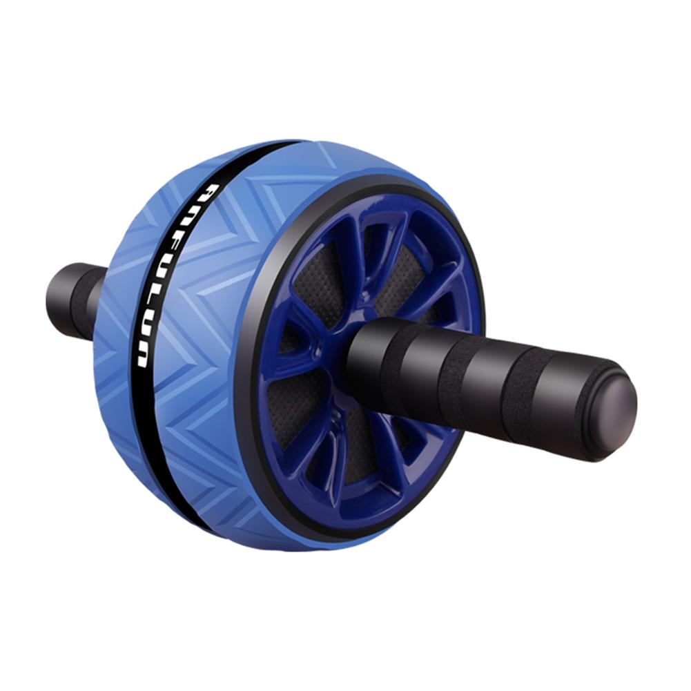 Rueda Abdominal de una sola rueda, equipo para ejercicio muscular, rodillo de Fitness para el hogar, gimnasio, rodillo de entrenamiento: Azul