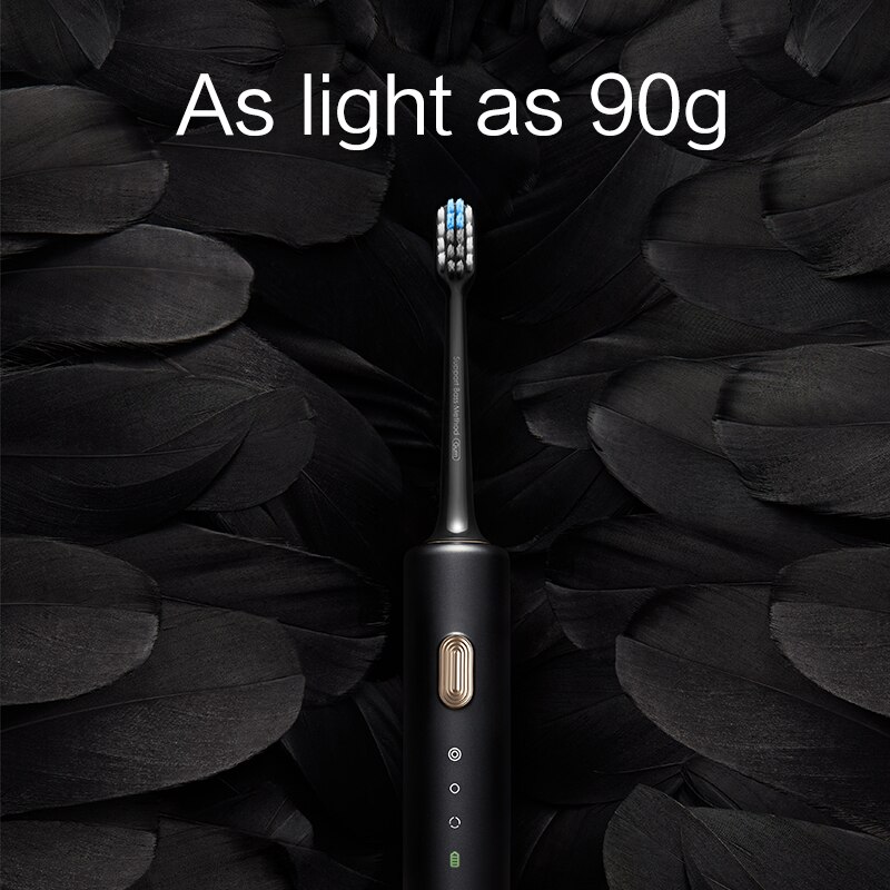 DR.BEI BY-V12 Ultrasonic Electric Toothbrush Portable 3 Models Soft Electric Tooth Brush IPX7 Rechargeable Adults Oral Cleaner