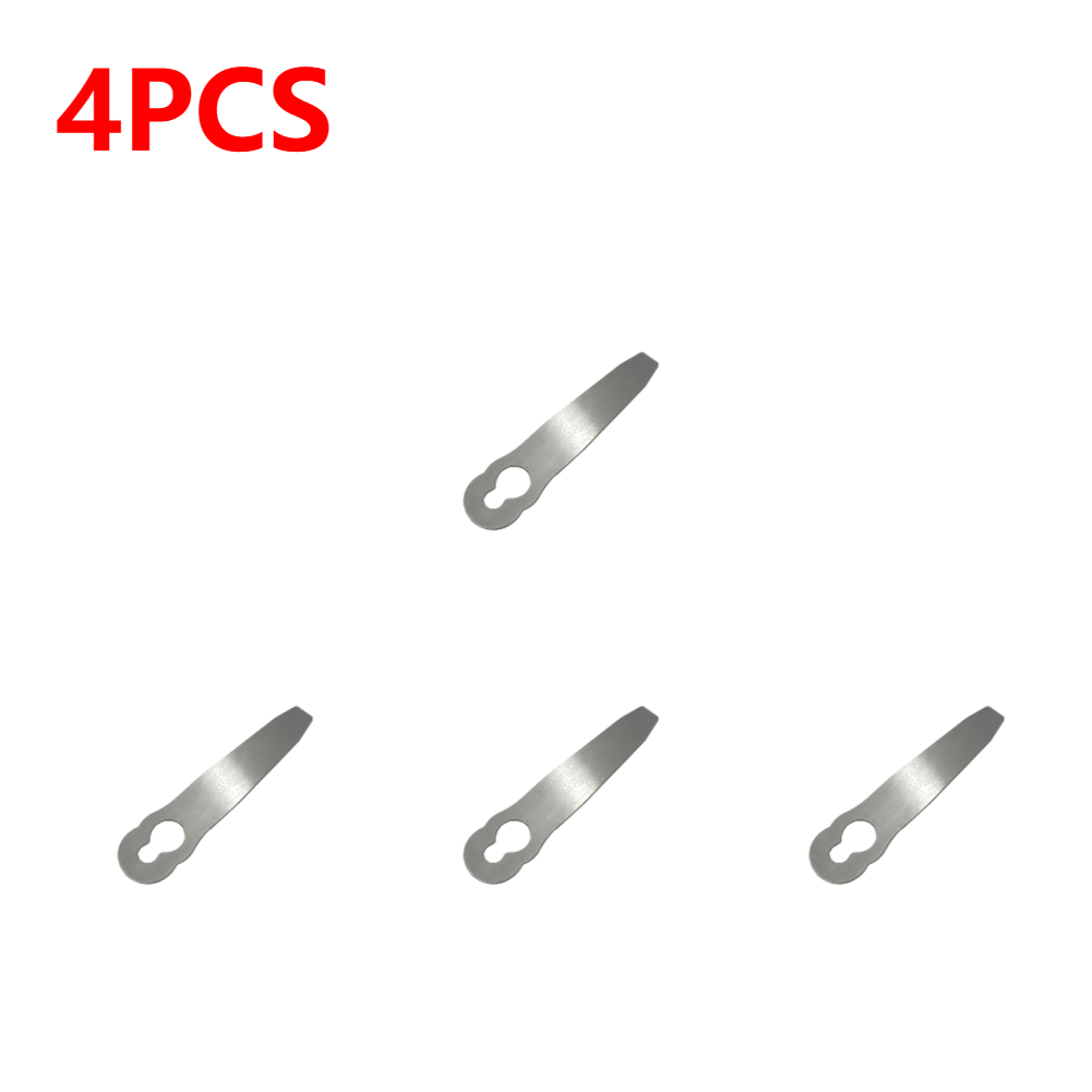 1-6Pc Roestvrijstalen Bosmaaier Vervangende Messen Reservemessen Voor Stihl Fsa 45 Fsa 57 Grastrimmer Tuin Grasmaaier: Zilver