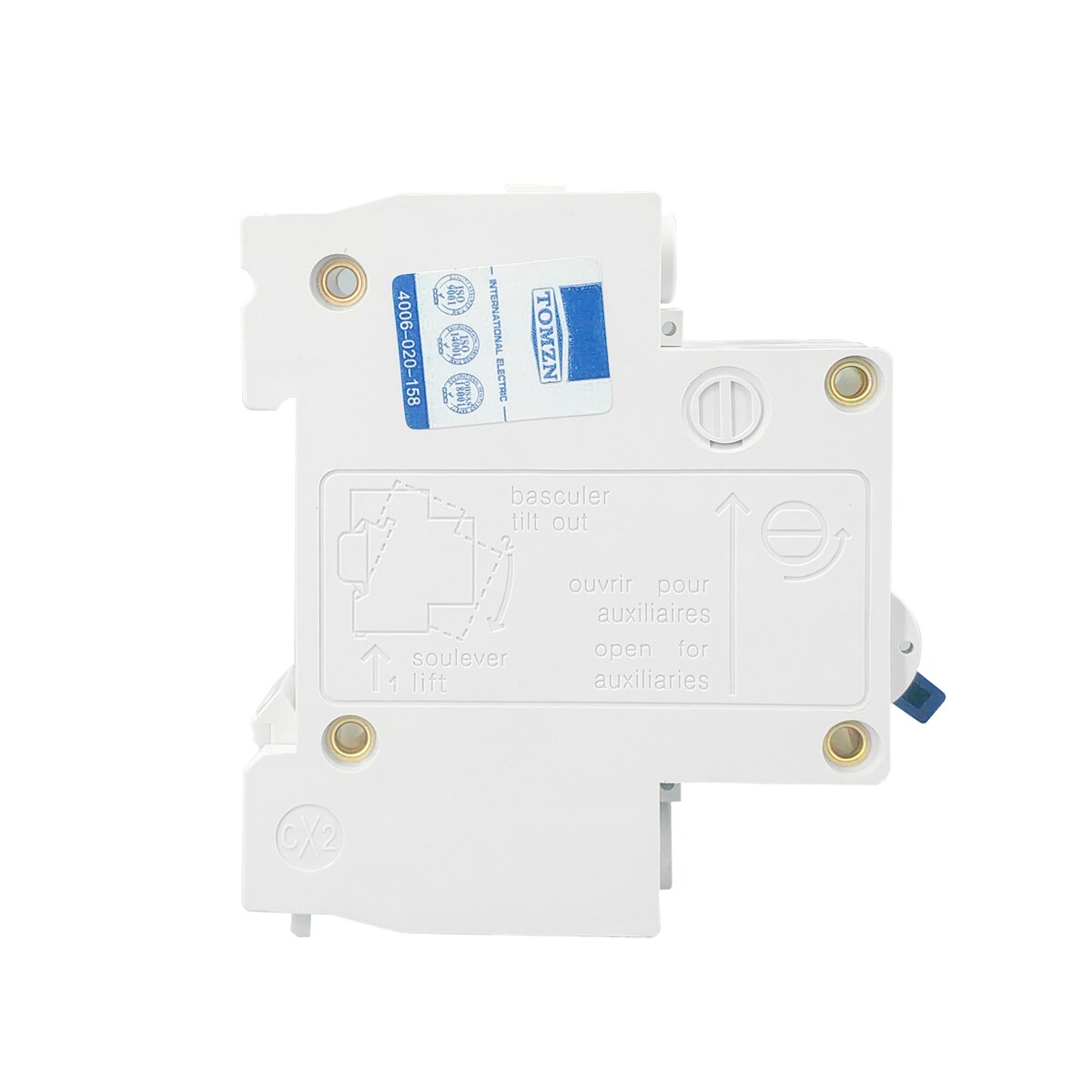 Dc mcb 6ka 1p 125v miniafbryder 3a 6a 10a 16a 20a 25a 32a 40a 50a 63a
