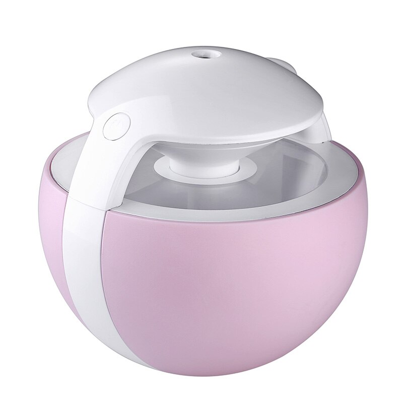 Humidificateur Elf de nuit de 450ml | Mini vaporisateur USB ultrasonique, purificateur à degrés, diffuseur d'huile essentielle d'aromathérapie, désodorisant de voiture: Pink