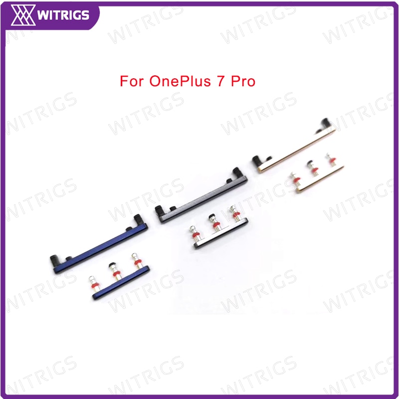 Witrigs Power Button Volume Button Switch On Off Button For Oneplus 7 Pro One Plus 7Pro Replacement