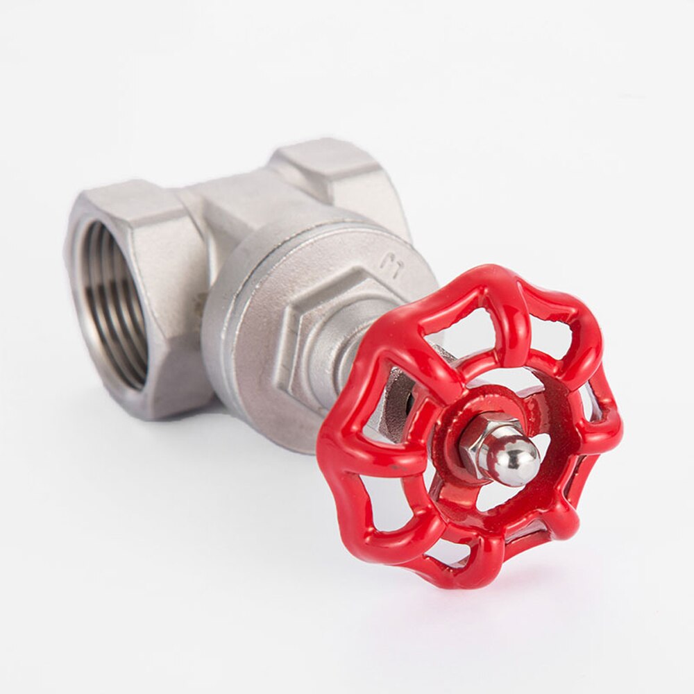 DN15-50 1/2" 3/4" 1" 1-1/4" 1-1/2" 2" BSPT Female Gate Valve 304 Stainless Steel Water Gas Oil Home Garden