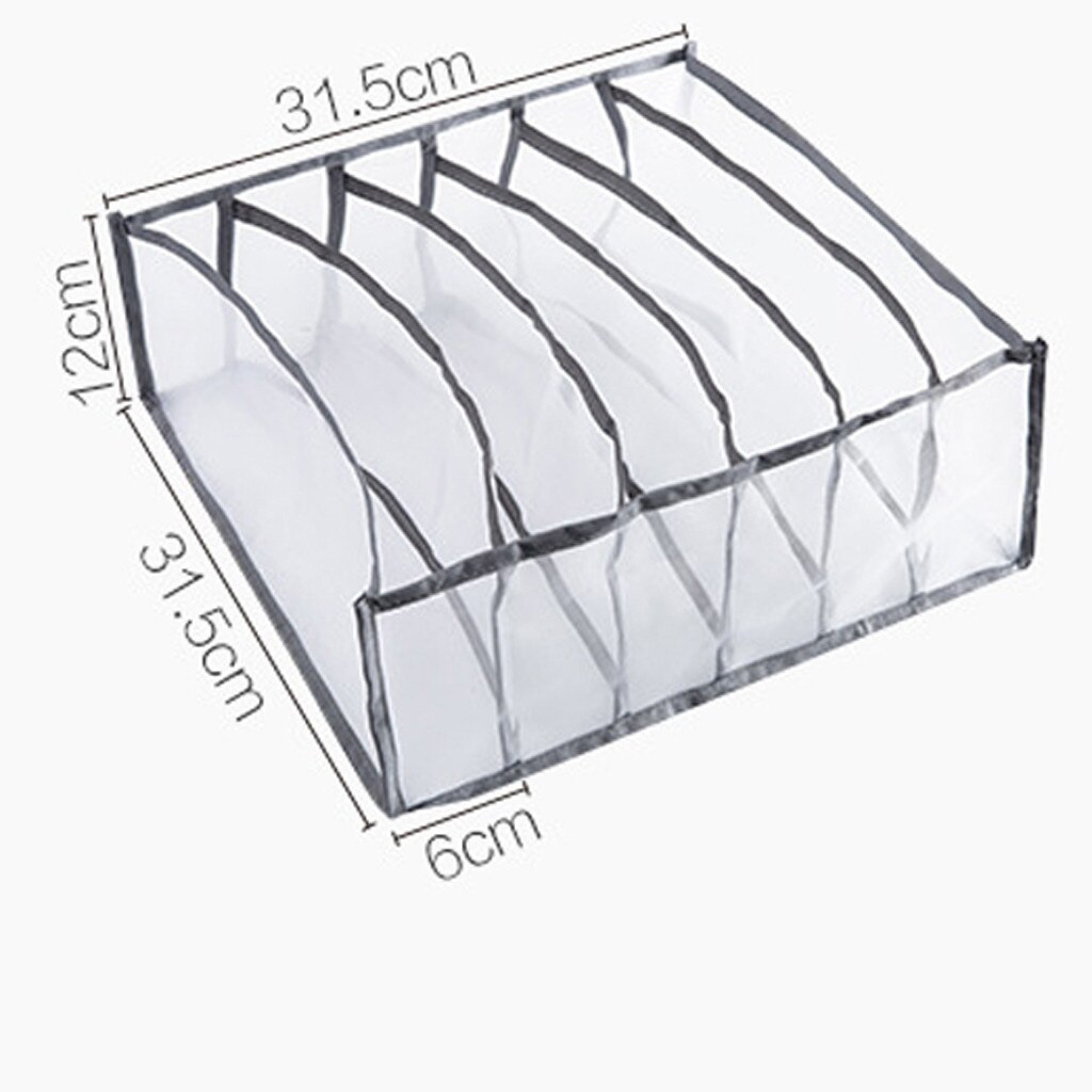 Separated Underwear Bra Organizer Storage Box Closet Organizers Boxes For Underwear Scarfs Socks Bras Foldable Drawer Organizer