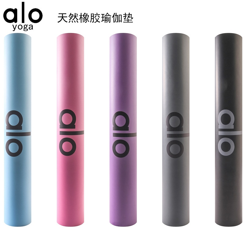 aloyoga Official Yoga Mat Natural Rubber Anti-slip Double-Sided Usable Training Gymnastic Mat Pu5mm