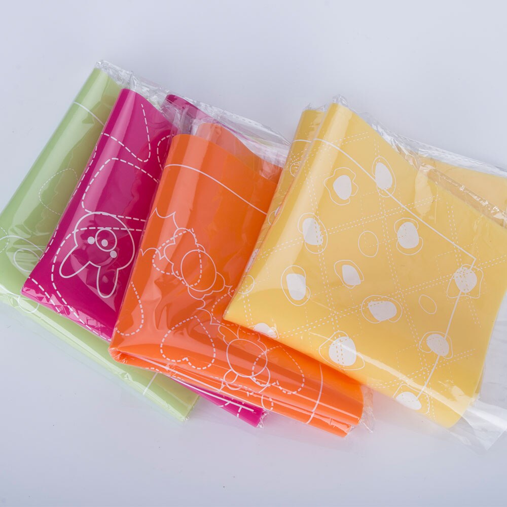 Siliconen bakmat voor taarten, antiaanbaklaag, schattige cartoon oppervlakteverf, vierkant, dubbelzijdige siliconen bakmat