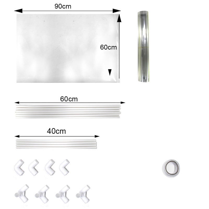 2 Pack Sneeze Guard & Shield for Counters - Clear Protective for Reception Desk Office DIY Clear Barrier