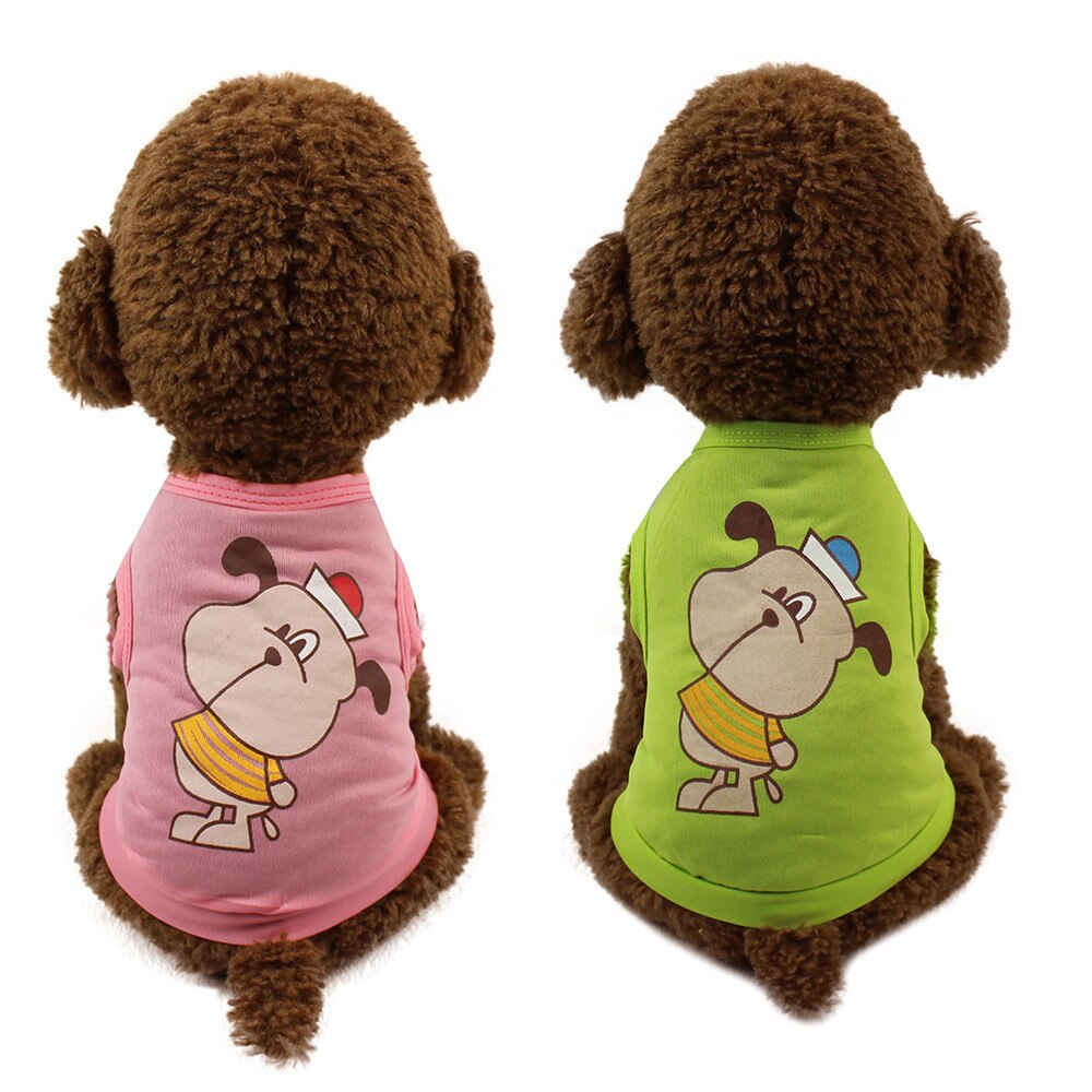 Ropa para Perro barata adorable chaleco para Perro camisa de Ropa para mascotas para perros traje de algodón cachorro Ropa para mascotas Ropa para perros pequeños Ropa de Perro