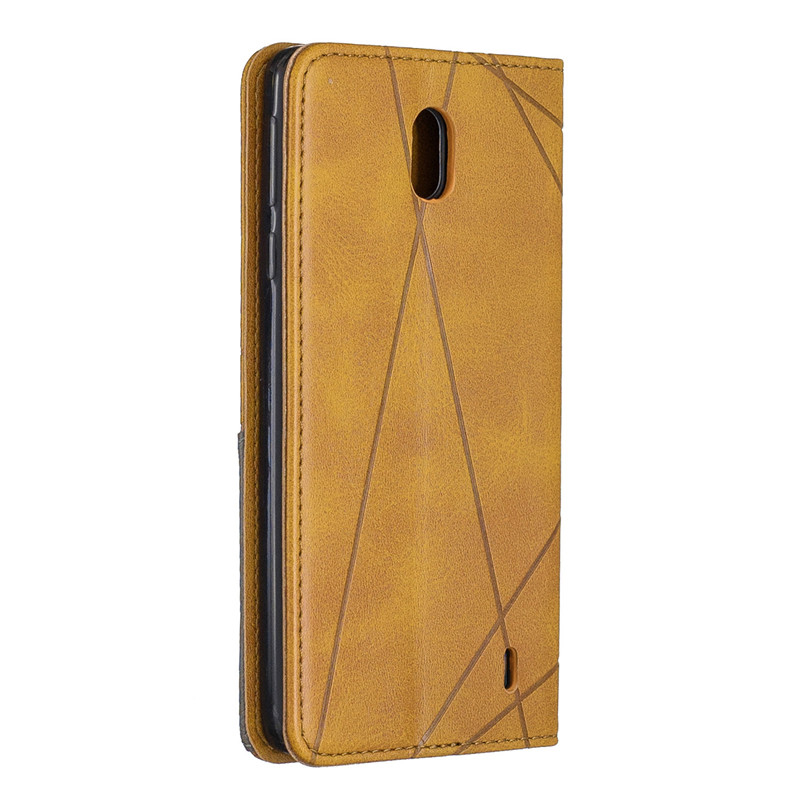 6 colors Luxury geometric business Magnetic holster For Nokia 2.2 3.2 1plus 4.2 6.2 7.2 Card slot flip stand Cover case