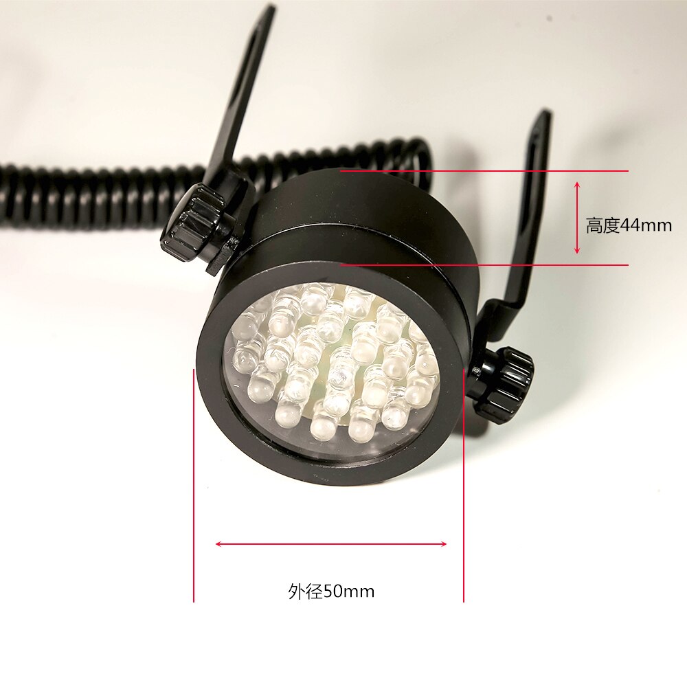 28 Lamp 7500K Microscoop Verstelbare Speciale Led Lichtbron Spot Lamp Industriële Machine Vision Schuine Universele Lamp