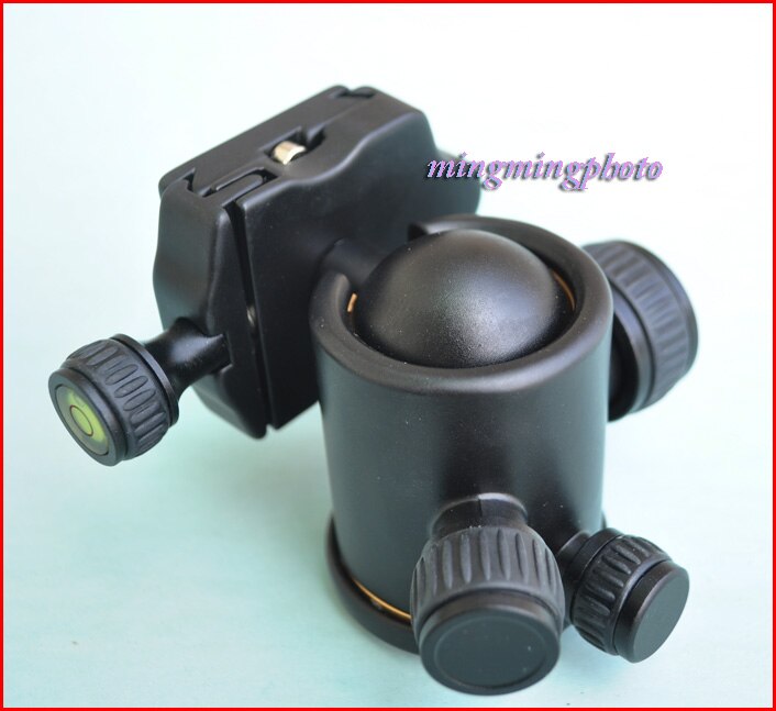 Tripé de câmera, cabeça de bola, com placa de liberação rápida, parafuso de 1/4 ", porca de parafuso de carga máxima 8kg/para tripé de câmera dslr