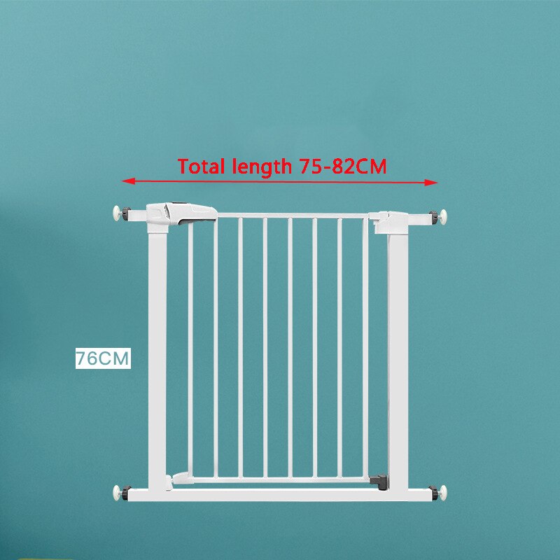 Barrera de seguridad para bebés, vallas portátiles y plegables, protección de separación transpirable, valla aislada para perros y bebés: 75 to 82cm