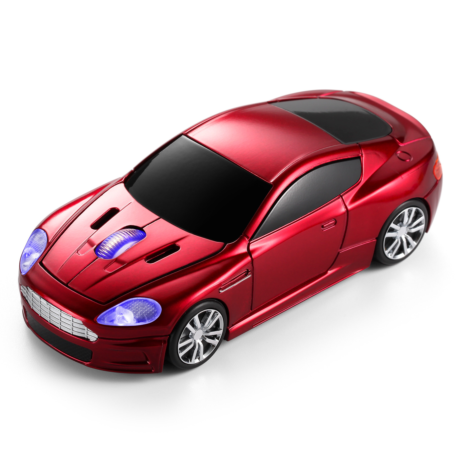 Car 2.4G wireless mouse for laptop desktop computer sports car Raton inalambrico mice: black