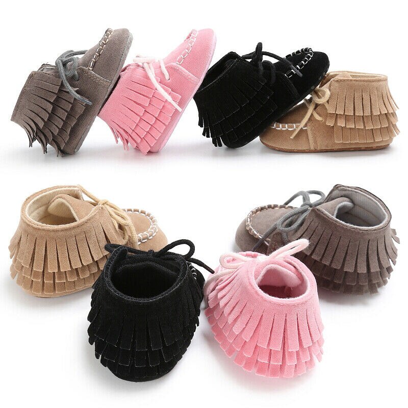 Chaussures de berceau à semelle souple 0-18M | Baskets mignonnes de Bandage pour bébés filles et garçons, Prewalker d'hiver chauds avec pompon