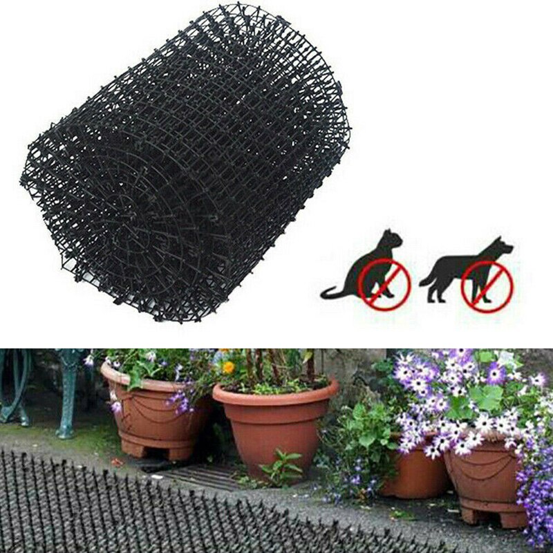Rete anti-gatto da giardino in plastica prevenire la stuoia della spina del gatto rete protettiva multifunzionale della rete di protezione delle piante dell'orto