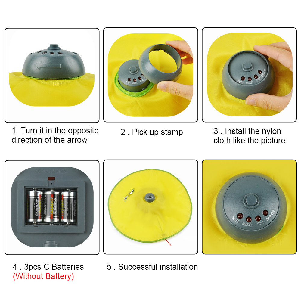 4 Speeds Automatic Motion Undercover Mouse Fabric Moving Feather Electric Cat Toy Plate Interactive Pet Toy For Cat Kitty