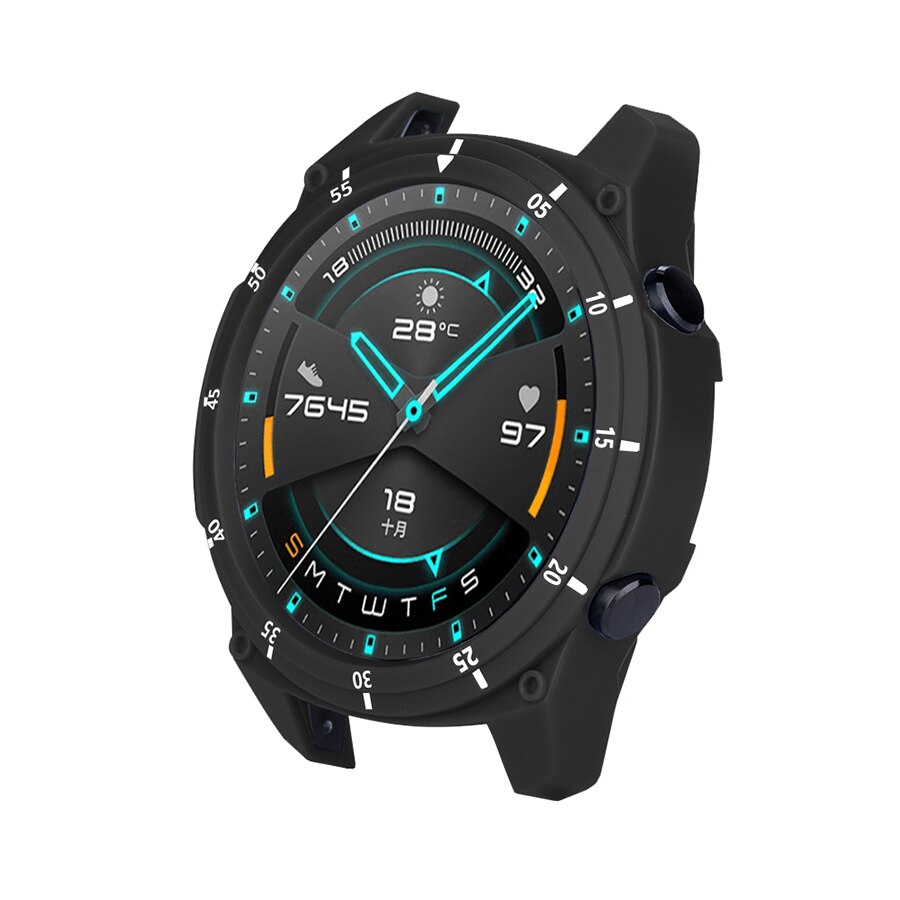 Uhr Fall für Huawei Uhr GT 2 46mm Weiche TPU Schutzhülle Uhr Abdeckung Schutz Rahmen für Huawei GT 2 46mm Stoßstange Fall Zubehör