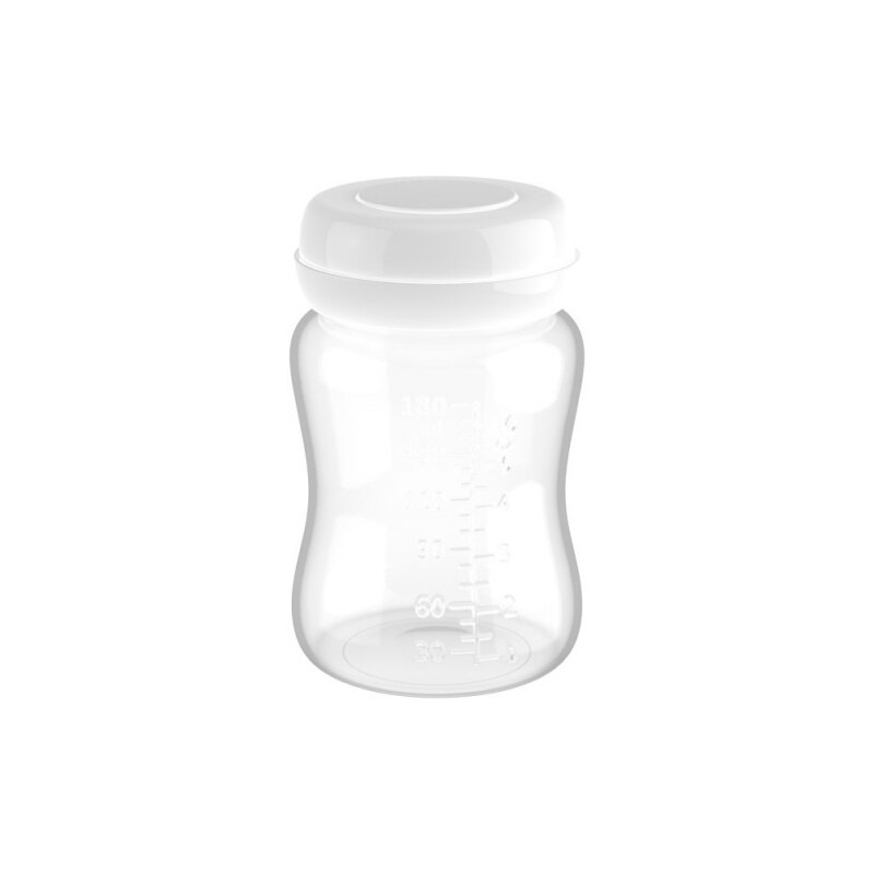180ML Wide Caliber Breast Milk Storage Bottle Fresh-keeping Bottle Leak-proof Septa Refrigerated Storage Bottle: W