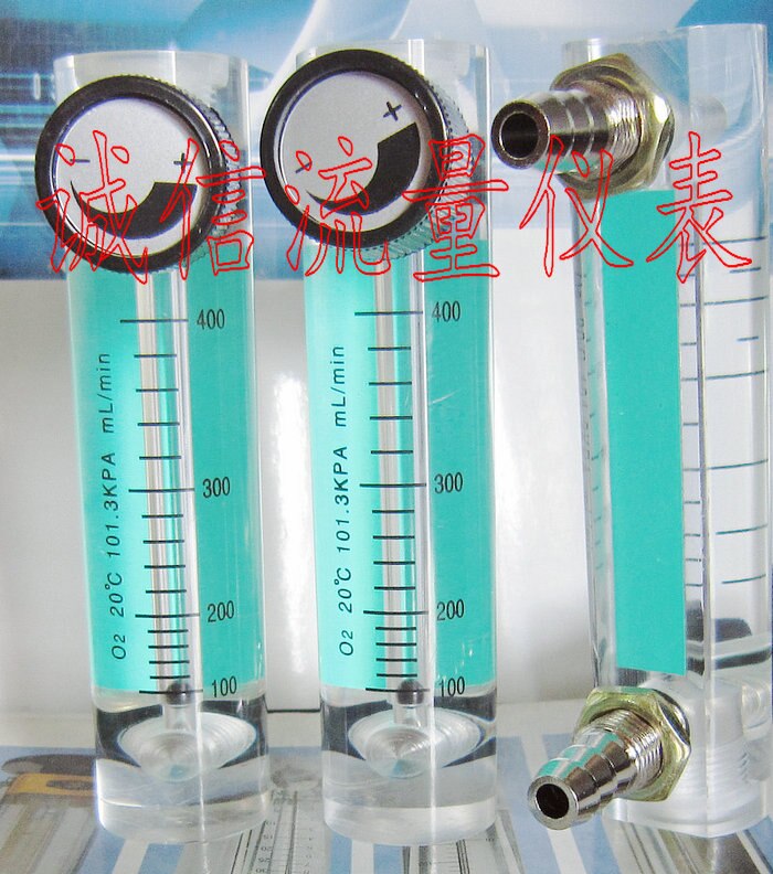 LZM-6T O_2 Oxygen Flowmeter 100-400 mL/min Oxygen Production Flowmeter Oxygen Bar Flowmeter