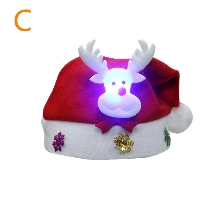 1 st barn led jul hatt jultomten ren snögubbe xmas mössa jul hattar barn