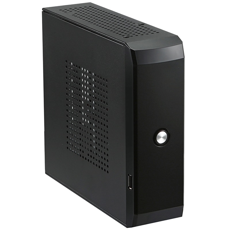 Mini Itx, HTPC caja de la computadora 2,0, caja de escritorio USB, potencia Horizontal práctica para la oficina en casa: Default Title