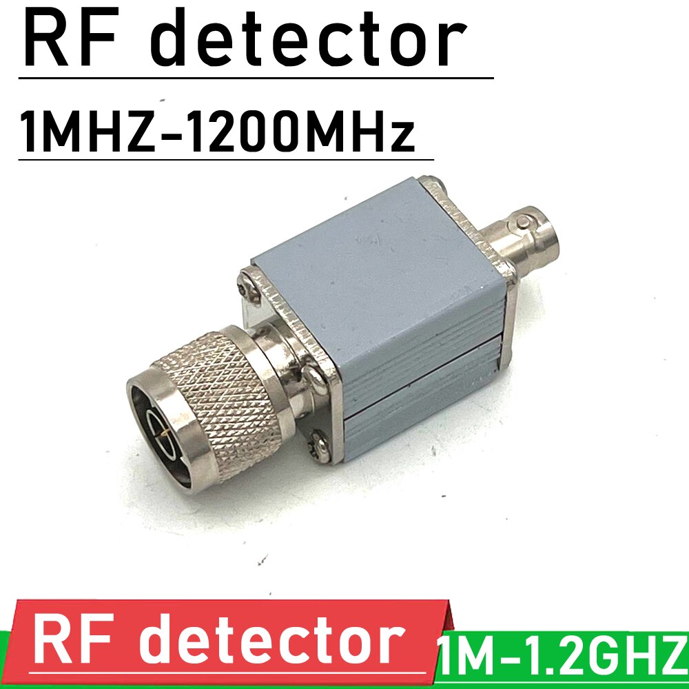 1Mhz ~ 1200Mhz Breedband Rf Detector Hoge Frequentie Veldsterkte Meter Power Meter Voor Video Detectie Am Signaal bron