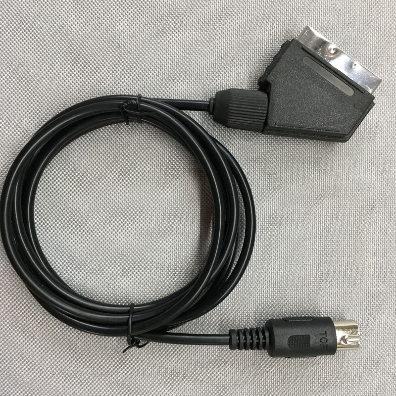 Câble Scart EU pour Sega Megadrive 1 Genesis 1 Master System 1 RGB AV câble Scart v-pin