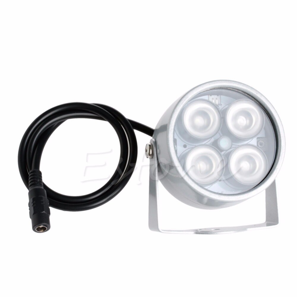 4 Led Infrarood Night Vision Ir Light Illuminator Lamp Voor Ip Cctv Ccd Camera