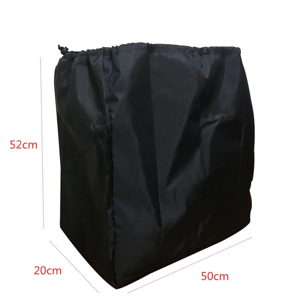 Pieghevole nero leggero anti-polvere passeggino da viaggio spedizione copertura passeggino custodia per carrozzina organizer borsa da viaggio per passeggino