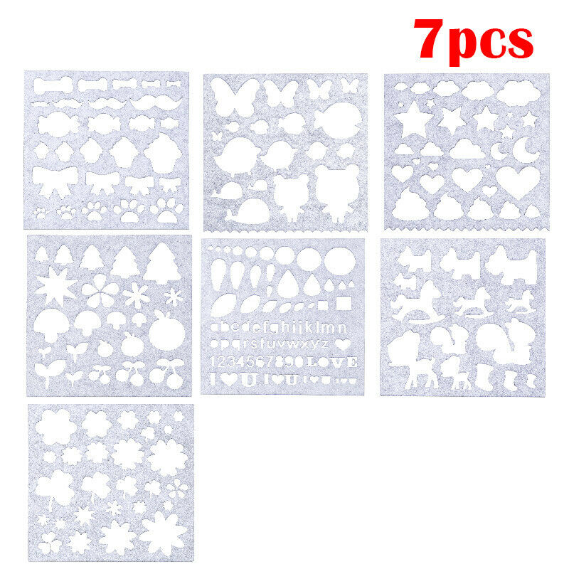 50/36 Color Wool Felt Kit Handle Wool Felting Tools Handmade Felt Needle Set DIY Felting Fabric Materials Handcraft: 7pcs Mold