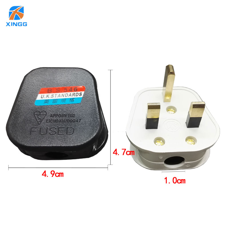 UK 3 Stifte AC Elektrische Energie-Dosen Stecker Männlichen W/Draht Verschmolzen Steckdose Adapter Adapter Verlängerung Kabel Kabel stecker