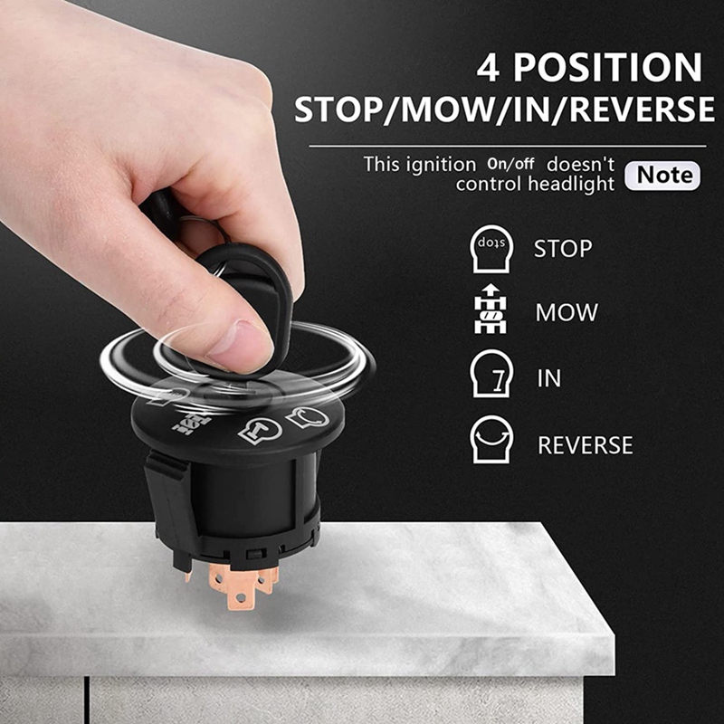 Contactschakelaar 4 Positie Met Sleutel Voor Het Rijden Grasmaaier Tractor 193350 532193350