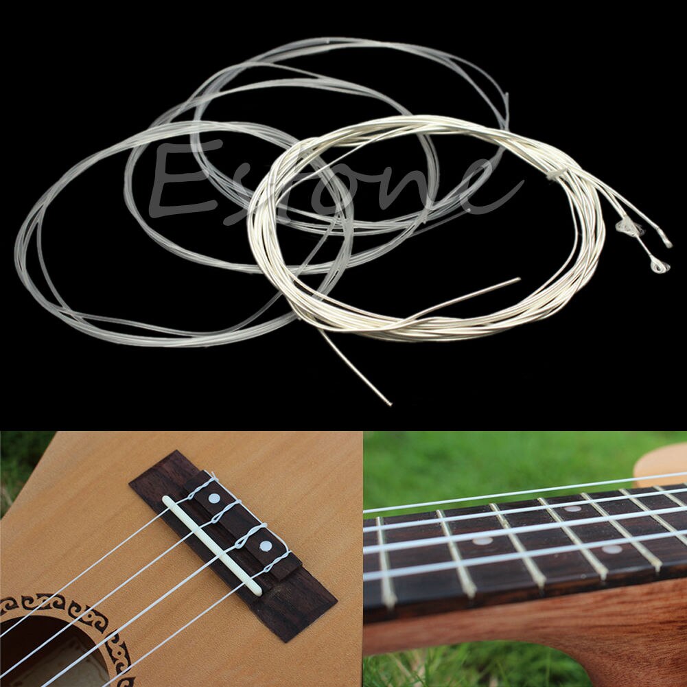 Duurzaam 39 ''Zilver Nylon Snaren Voor Akoestische Klassieke Gitaar Set Van 6 Stuks