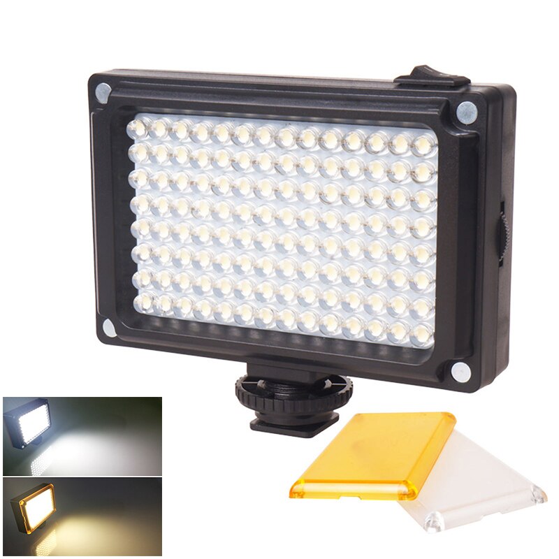 Draagbare 112 Led Video Licht Dimbare Oplaadbare Panal Lamp Voor Dslr Camera Bruiloft Opname B88