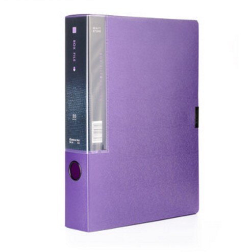 COMIX MC-55 file folder information boxes document files box storage cases paper organizer A4 practical plastic office supplies: E