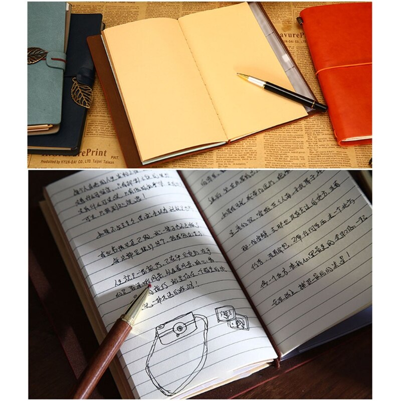 Handcrafted Diary Notebook Engraved Leather Journal Message Note Book to My Daughter /to My Wife Handwriting