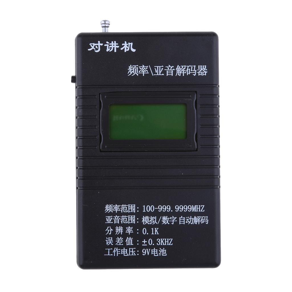 Portable Cellphone Frequency Counter Dcs Ctcss Radio Signal Frequency Test