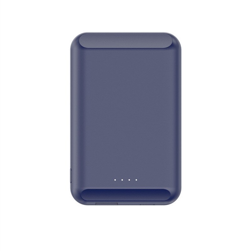 15W Fast Magnetic Wireless Portable Charger For Magsafe Charger Power Bank For iphone 12 12Pro max mini Battery Large Capacity: Blue 15W