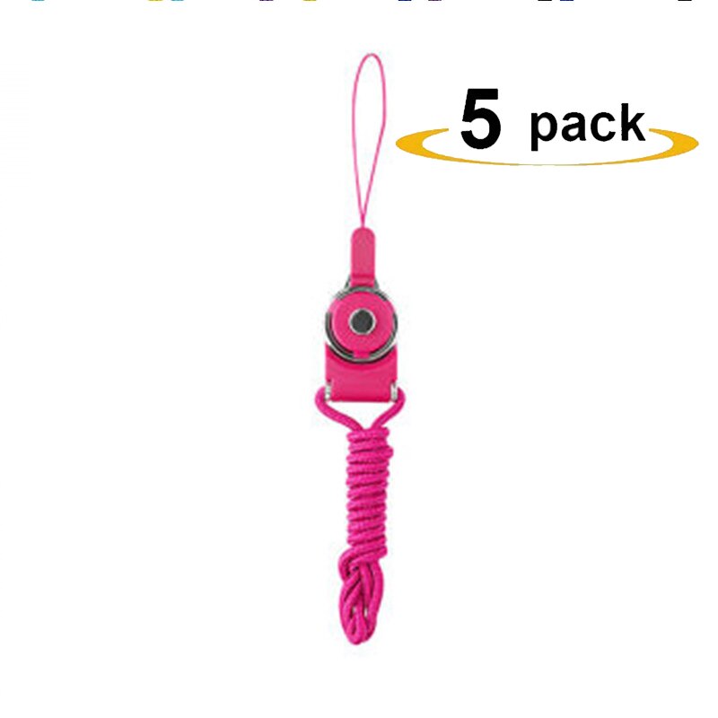 Kleine Frische Blätter Nacken Gurt Lanyards für schlüssel Ich würde Karte Fitnessstudio praktisch Riemen USB abzeichen Halfter DIY Hängen Seil lariat Schlüsselband: 5Stck Rose