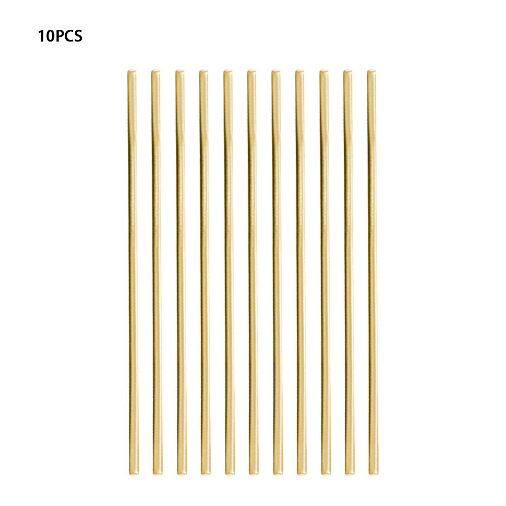 Barra de soldadura de latón de 10 piezas, aire acondicionado de alta resistencia, Universal, redonda, para soldar, barra de torno, refrigerador, palo de baja temperatura