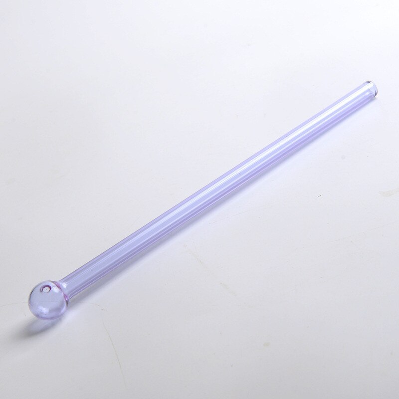 Pailles de fête de mariage à tête ronde en verre coloré fait à la main: C