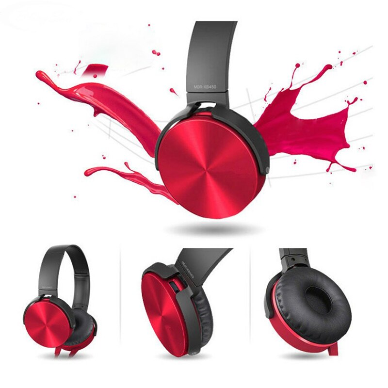 Headphones Stereo Hi-Fi Headset Built-in Mic for Smart Phones PC Laptop