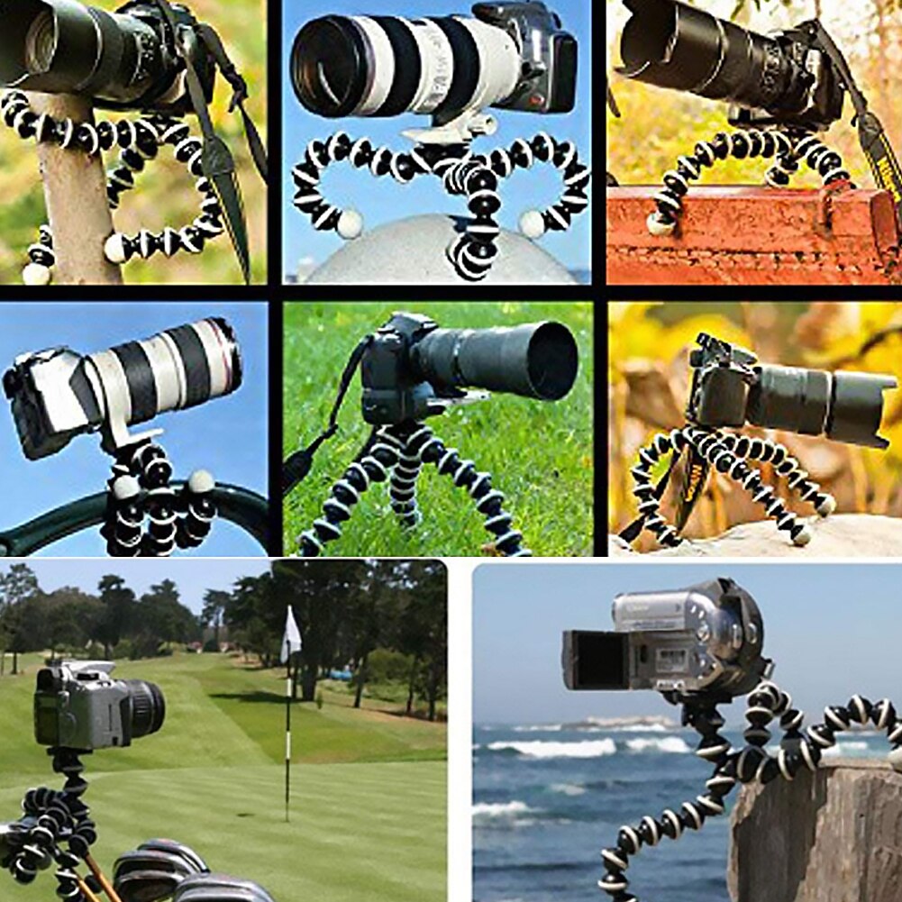 Universal Smartphone Sports Camera Stand Mini Octopus Tripod Holder With Clip Mobile Phone Tripod Gorillapod For iPhone huawei